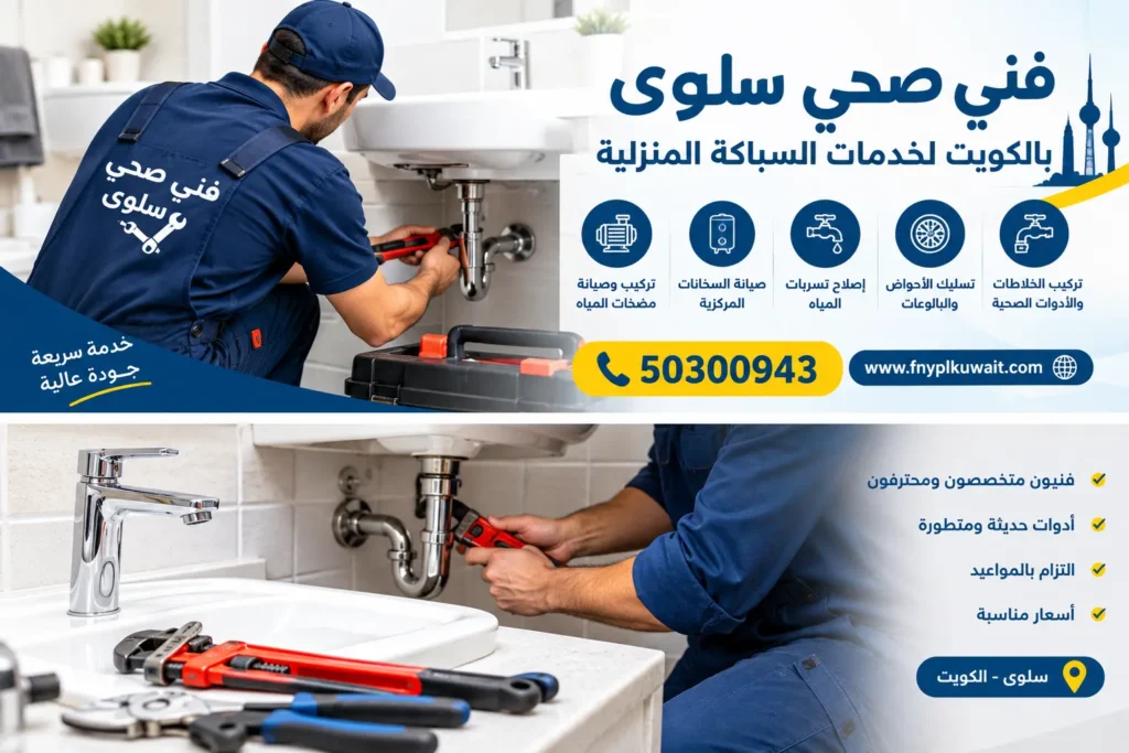 فني صحي سلوى بالكويت 50300943 لخدمات السباكة المنزلية فني صحي سلوي